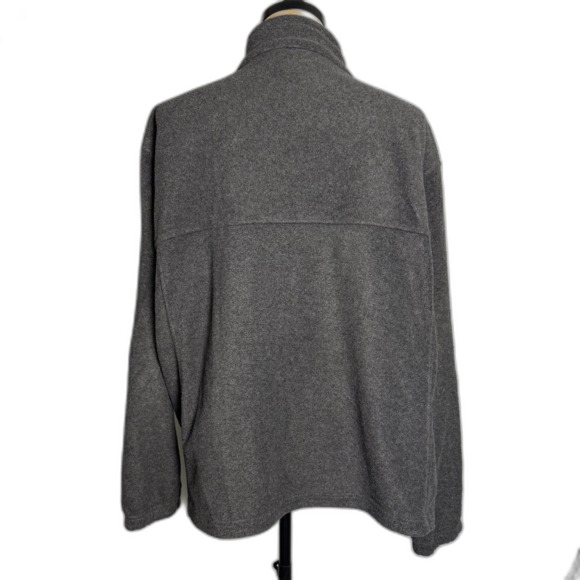 Bass Pro Shops Gray Fleece Full Zip Jacket, XXL, Pockets, Fishing, Logo 2/$50 - Picture 2 of 14